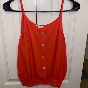 Orange tank top